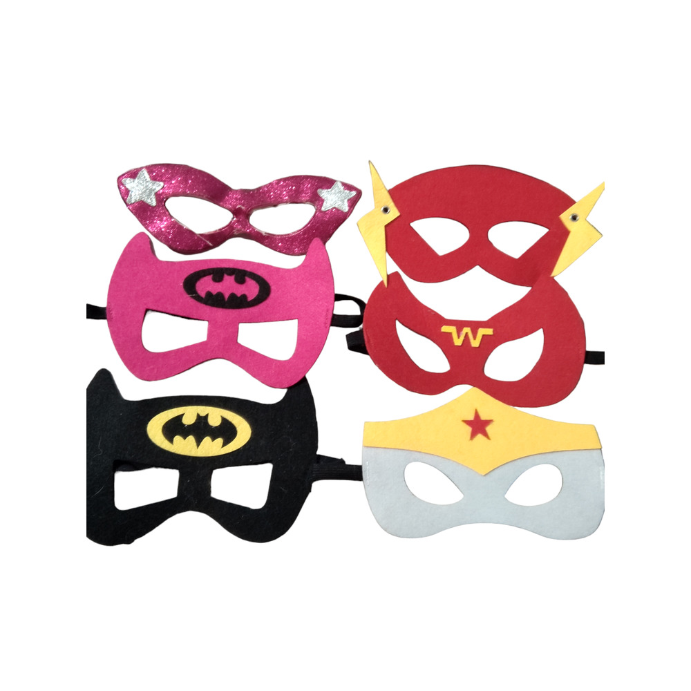 Superhero Masks Party Masquerade Halloween plus 1 Kids Tool Belt
